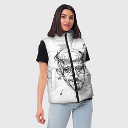 Женский жилет Кровосток, цвет: 3D-красный — фото 2