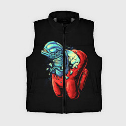 Женский жилет Among Us Aliens, цвет: 3D-светло-серый