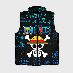Женский жилет ONE PIECE ВАН ПИС ИЕРОГЛИФ, цвет: 3D-черный