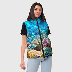 Женский жилет Риф, цвет: 3D-красный — фото 2