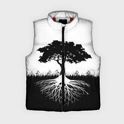 Женский жилет ДЕРЕВО ИНЬ-ЯНЬ, цвет: 3D-красный