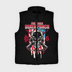 Женский жилет 5FDP Five Finger Death Punch, цвет: 3D-черный