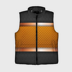 Женский жилет 3d gold black