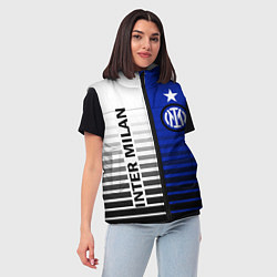 Женский жилет ИНТЕР МИЛАН INTER MILAN, цвет: 3D-черный — фото 2