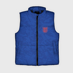 Женский жилет Выездная форма Сборной Англии, цвет: 3D-черный