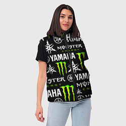 Женский жилет YAMAHA X MONSTER SPORT, цвет: 3D-черный — фото 2