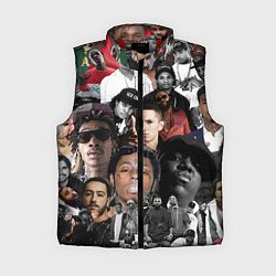 Женский жилет Короли Рэпа KING RAP, цвет: 3D-красный