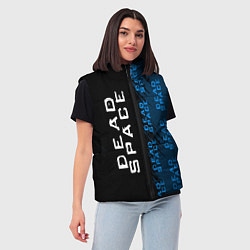 Женский жилет Dead Space - Strokes Pattern, цвет: 3D-красный — фото 2