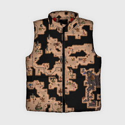 Женский жилет Heroes III Dungeon Map, цвет: 3D-красный