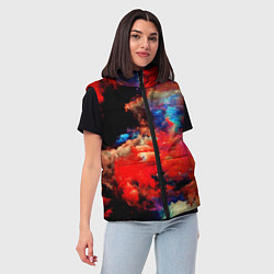 Женский жилет Косический градиент, цвет: 3D-светло-серый — фото 2