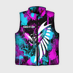 Женский жилет FREE FIRE NEON, цвет: 3D-красный