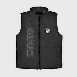 Женский жилет BMW LOGO AND INSCRIPTION, цвет: 3D-светло-серый