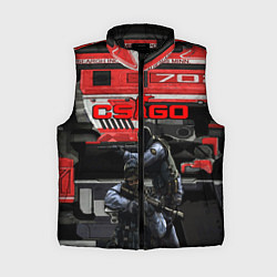 Женский жилет Skin agressor cs go, цвет: 3D-черный