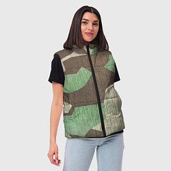 Женский жилет Камуфляж хаки армейский, цвет: 3D-черный — фото 2