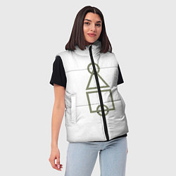 Женский жилет Игра в кальмара, цвет: 3D-красный — фото 2