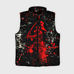 Женский жилет Красный Японский Самурай Samurai