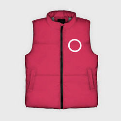 Женский жилет Круг, цвет: 3D-светло-серый