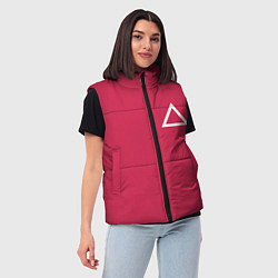 Женский жилет Треугольник, цвет: 3D-черный — фото 2
