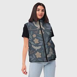 Женский жилет Летняя полночь, цвет: 3D-красный — фото 2