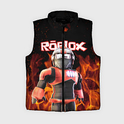 Женский жилет ROBLOX FIRE РОБЛОКС ОГОНЬ ПОЖАРНЫЙ
