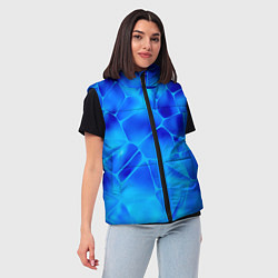 Женский жилет Ice Under Water, цвет: 3D-красный — фото 2
