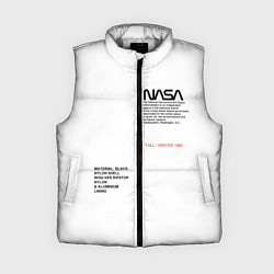 Женский жилет NASA БЕЛАЯ ФОРМА, цвет: 3D-светло-серый