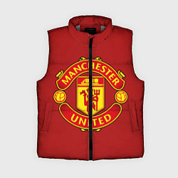 Женский жилет Manchester United F C, цвет: 3D-светло-серый