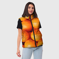 Женский жилет Мандаринчик чик, цвет: 3D-красный — фото 2