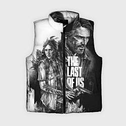 Женский жилет THE LAST OF US ЧЁРНО БЕЛЫЙ, цвет: 3D-светло-серый