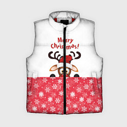 Женский жилет Оленёнок Merry Christmas