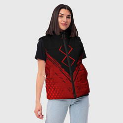 Женский жилет Berserk - Берсерк, цвет: 3D-черный — фото 2