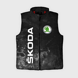 Женский жилет SKODA АВТО, цвет: 3D-красный