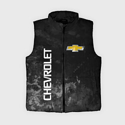 Женский жилет Chevrolet, gray, цвет: 3D-черный