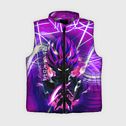 Женский жилет Гоку Блек Anime Dragon Ball Super Saiyan, цвет: 3D-светло-серый