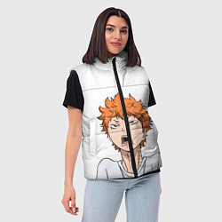 Женский жилет Haikyuu!!!, цвет: 3D-черный — фото 2