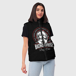 Женский жилет Бишон Фризе Bichon Frize, цвет: 3D-красный — фото 2