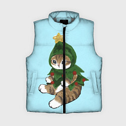 Женский жилет Кот-ёлочка