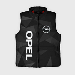 Женский жилет Опель, Opel геометрия, цвет: 3D-красный