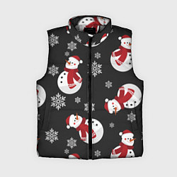 Женский жилет Cнеговики, цвет: 3D-светло-серый