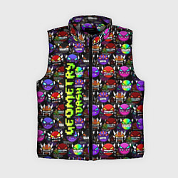Женский жилет Geometry Dash: Heroes, цвет: 3D-светло-серый