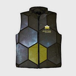 Женский жилет JWST space cell theme, цвет: 3D-черный