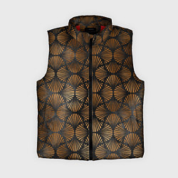 Женский жилет Кофейные отпечатки, цвет: 3D-красный