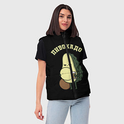Женский жилет ПИВОКАДО, цвет: 3D-черный — фото 2