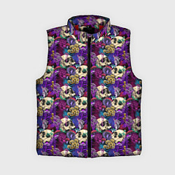 Женский жилет Волшебные Грибы психоделика, цвет: 3D-красный