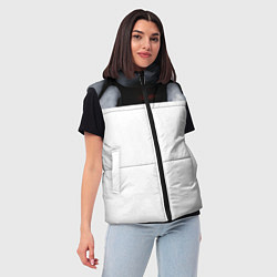 Женский жилет Улыбка дружбы, цвет: 3D-светло-серый — фото 2