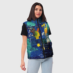 Женский жилет КРАСКА PAINT, цвет: 3D-черный — фото 2