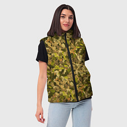 Женский жилет Белки в дубовом лесу, цвет: 3D-светло-серый — фото 2