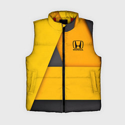 Женский жилет Honda - Yellow, цвет: 3D-красный