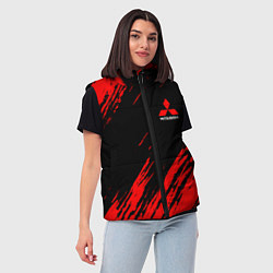 Женский жилет Mitsubishi Texture Red, цвет: 3D-светло-серый — фото 2