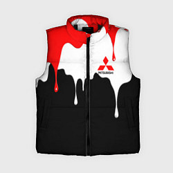 Женский жилет Mitsubishi подтёки, цвет: 3D-черный
